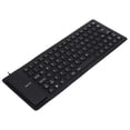 thumbnail image 3 of Flexible Keyboard Silent Typing Soft Silicone Keyboard USB Wired Foldable Keyboard Waterproof Dustproof 85 Keys Keyboard, Soft Comfortable Touch, 3 of 7
