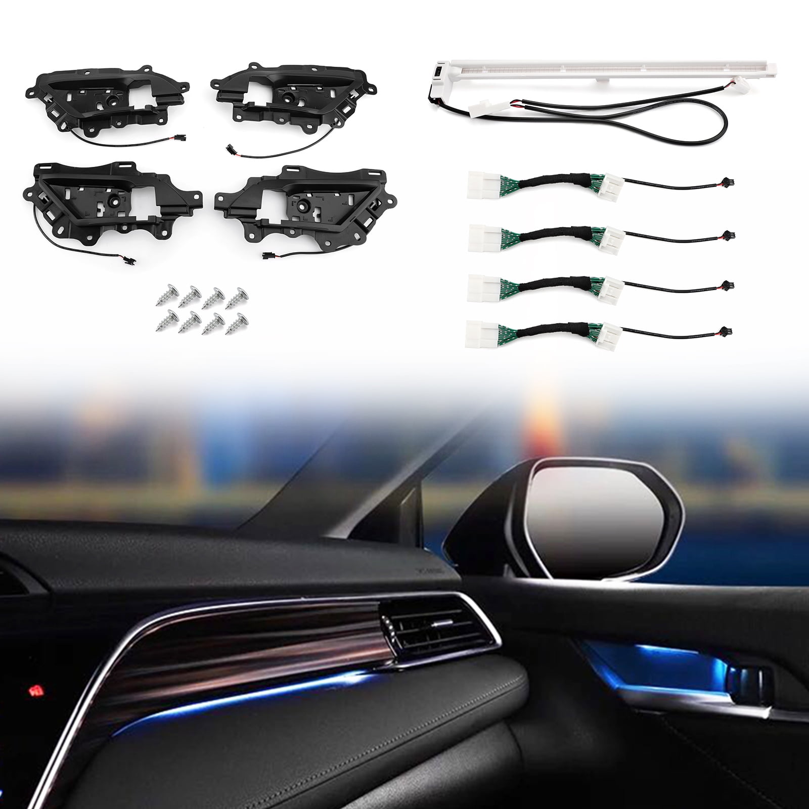 14x License Plate/ Interior LED Light Package Kit for 2012-2020 Toyota Camry