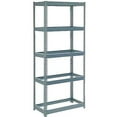 thumbnail image 2 of Global Industrial Extra Heavy Duty Shelving 36"W x 18"D x 96"H With 5 Shelves, No Deck, Gray, 2 of 3