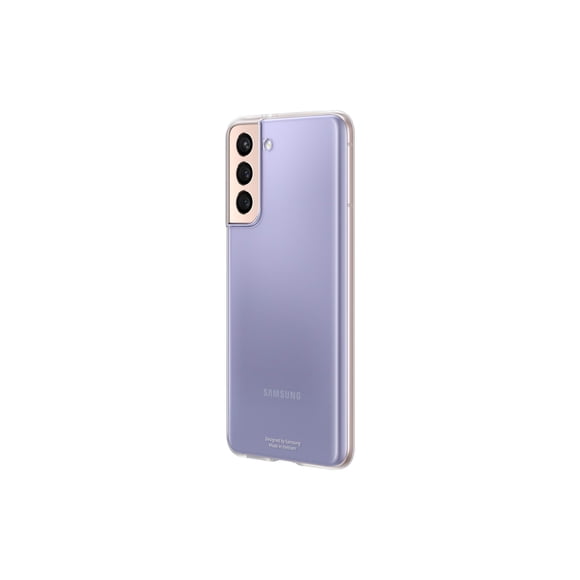 Funda para teléfono celular Samsung Galaxy S21, cubierta trasera transparente