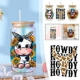thumbnail image 3 of UV DTF Transfer Sticker, Cute Cow Rub on Transfer Stickers for Glass Cups,Waterproof UV DTF Cup Wrap Rub on Transfers Stickers Decals, Clear Film Transfer Paper UV DTF Cup Wraps Transfer Sticker H3X0, 3 of 6