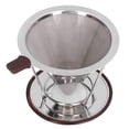 thumbnail image 1 of Gotero de café Higoodz Filtro de acero inoxidable Reutilizable 1 A 4 Tazas Malla 300, 1 of 8