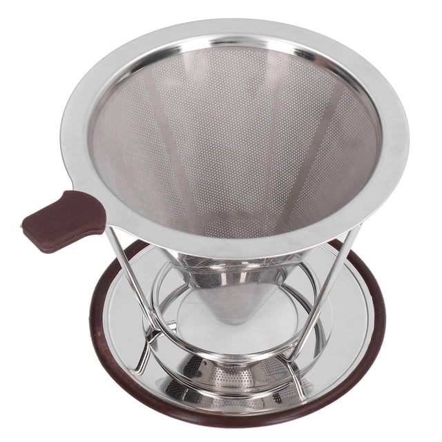 Gotero de café Higoodz Filtro de acero inoxidable Reutilizable 1 A 4 Tazas Malla 300