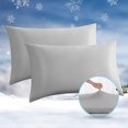 thumbnail image 1 of Fundas de almohada refrigerantes Avolare Arc-Chill Q-max>0.5, paquete de 2, color gris, 1 of 8
