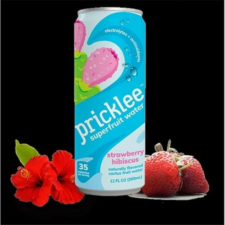 (Price/Case)Pricklee - Wtr Sprfruit Strw Hibscus - CS of 12-12 FZ