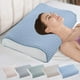 thumbnail image 1 of Fiudx Funda de Almohada Refrescante, Transpirable, de Seda Helada, con Soporte para El Cuello, Suave y Cómoda, Ideal para Almohadas de Espuma y Látex, Ideal para Dormir En Verano, Tamaño 30 X 50 Cm., 1 of 7