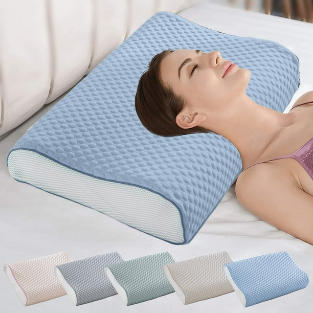 Fiudx Funda de Almohada Refrescante, Transpirable, de Seda Helada, con Soporte para El Cuello, Suave y Cómoda, Ideal para Almohadas de Espuma y Látex, Ideal para Dormir En Verano, Tamaño 30 X 50 Cm.