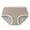 Khaki, variant on 12 Pack Women Underwear Breathable Period Leakproof Menstrual Ladies Panties,Beige,L