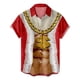 thumbnail image 1 of Camisas Navideñas Para Hombres Botones Casuales Estampado de Playa Turndown Blusa de Manga Corta Odeerbi ODB195102, 1 of 5