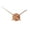 Brown, variant on Walplus 12.21" x 12.21" Designer Flexi Minimal Black Wall Clock
