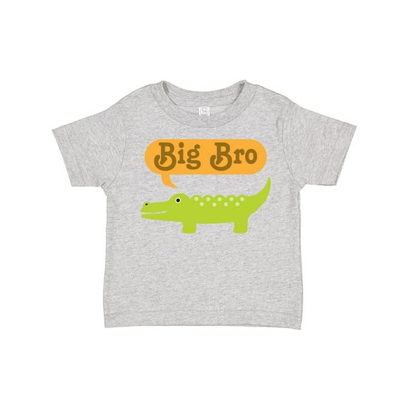 Inktastic Big Bro Alligator Boys Announcement Boys or Girls Toddler T-Shirt