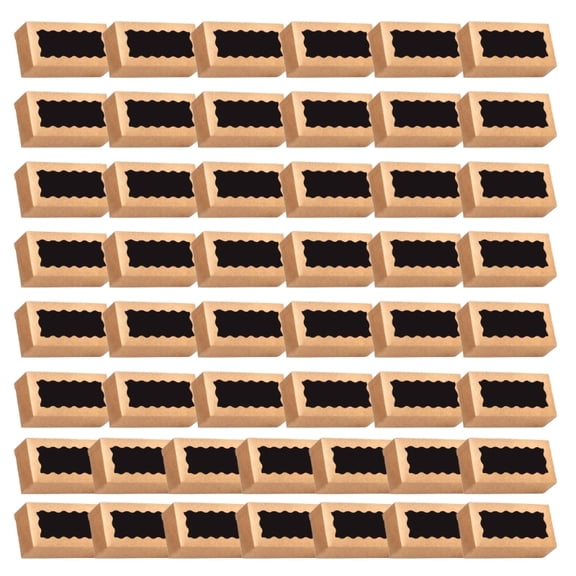 Yiran 50Pcs Kraft Paper Muffin Cupcake Boxes