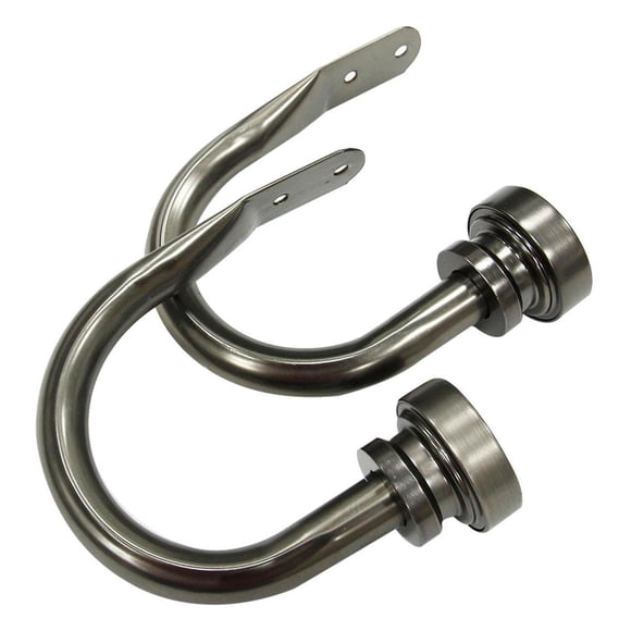 Gancho Para Cortina Metal Gunmetal 1.9Cm