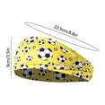 thumbnail image 3 of YiJuHui Soccer Headband for Women Men, Adjustable Sports Sweatband, Non-Slip Football Head Wrap, Moisture Wicking Workout Headband for Running, Tennis, Gym, Game Day Fan Gear, 3 of 6