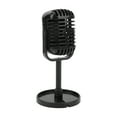 thumbnail image 3 of Karaoke Prop Mic, Portable Prop Microphone Sturdy  For Gifts Decoration For Photography Props Black,Gold,Silver, 3 of 8