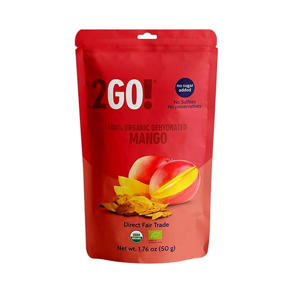 2GO! ® Organic Dried Mango  1.76 oz  each - (4 pack)