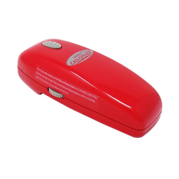 As Seen On TV Red Handy Can Opener Automatic One Touch Electric Can Opener