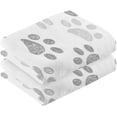 thumbnail image 2 of GZHJMY 2 Piece Cat Paw Dog Paw Hand Towels for Bath Decorative, Pure Cotton Guest Towels Fingertip Towels for Bathroom Spa Gym,16 x 28 inch, 2 of 7
