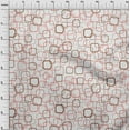 thumbnail image 4 of oneOone Rayon Brown Fabric Geometric Quilting Supplies Print Sewing Fabric By The Yard 56 Inch Wide, 4 of 4
