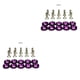 thumbnail image 1 of Kenally Arandela de guardabarros para coche, tornillo de arandela cóncava colorida, Mini Kit de decoración de motor, arandela de parachoques de No.03 2piezas Kenally CBP142981, 1 of 6