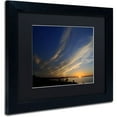 thumbnail image 2 of Trademark Fine Art "Sweeping Sunset" Canvas Art by Kurt Shaffer Black Matte, Black Frame, 2 of 4