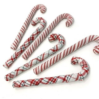 Nearly Natural 7 in. Shatterproof Assorted Candy Cane Holiday Christmas Deluxe Ornament (6-Pack) D1050 - The Home Depot