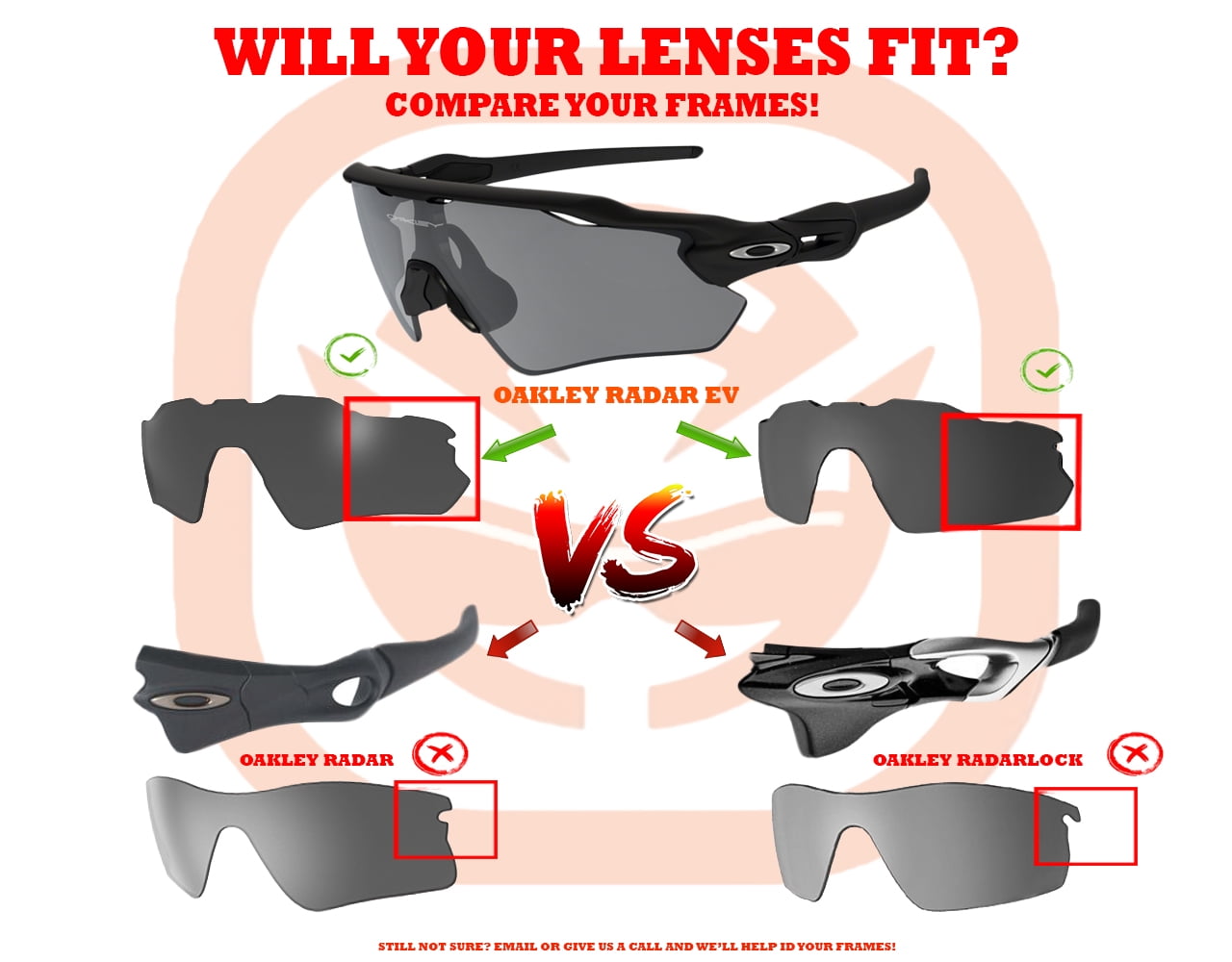 difference between oakley radar ev pitch and path