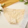 thumbnail image 2 of Womens Underwear, Smooth Satin Lace Panties Women French Hipster Underwear Low Rise Stretch Briefs Sexy Lingerie Panty No Show Tangas Khaki XXL, 2 of 3
