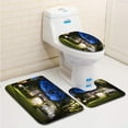 thumbnail image 1 of ABPHQTO Casa de lujo Juego de alfombras de baño de 3 piezas Alfombra de baño Alfombra de contorno y tapa de inodoro ABPHQTO  Cont-CHAPPLE-25280, 1 of 2