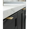 thumbnail image 3 of Design House 10-Pack Center-to-Center 1.06" Cabinet Finger Pull, Satin Gold, 3 of 12