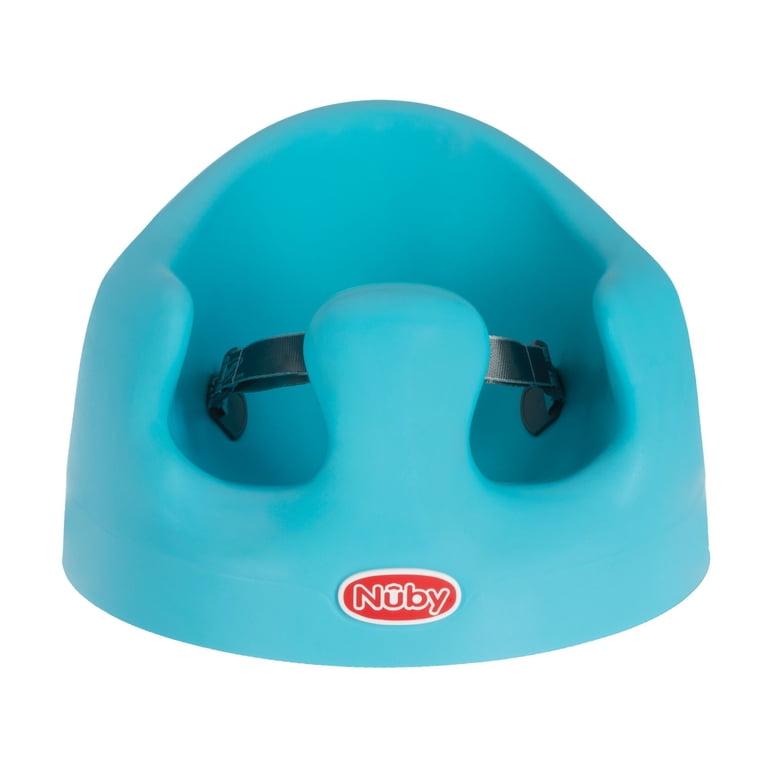 Nuby My Floor Seat Soft Foam Baby Booster, Aqua photo 1