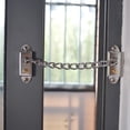 thumbnail image 4 of Cadena de puerta BuyWeek cerradura de cadena de seguridad para niños Acero inoxidable, 4 of 10