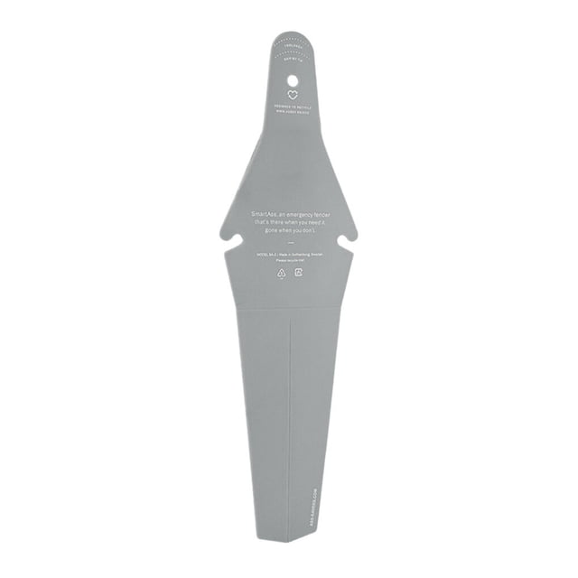 becaristey Bicycle Fender Plastic Colored Bike Mudguard Bike Rear Dirtboard Cycling Decorative Supplies, Gray
