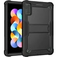 thumbnail image 2 of Tablet case for Xiaomi Redmi Pad SE 11 10.61 Mi Pad 6 11"  PC Tablet Stand Cover Kids Shockproof Case for Redmi Pad 10.6 Armor (Black,Redmi Pad 10.61 inch), 2 of 7