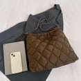 thumbnail image 5 of Kukuzhu Quilted Tote Bag for Women Puffer Bag Quilted Hobo Bag Lightweight Quilted Padding Shoulder Bag Puffy Nylon, 5 of 6