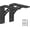 7 inch x 6 inch, variant on 7 inch x 6 inch Heavy Duty Alloy Metal Shelf Brackets, Set of 2