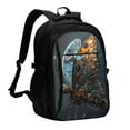 thumbnail image 1 of Bingfone Steampunk Mechanical Butterfly for USB Backpack, Multi-compartment Multi-pocket Computer Backpack, Suitable for Travel, Business, Leisure, Unisex, 1 of 7