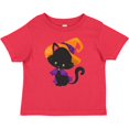 thumbnail image 3 of Inktastic Black Cat, Cat Wearing Witch Hat, Halloween Boys or Girls Baby T-Shirt, 3 of 5