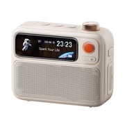 Divoom FlowToo Smart Sleep Speaker with White Noise Machine, Night Light, Alarm Clock, Bluetooth Speaker, Smart Display and App Control