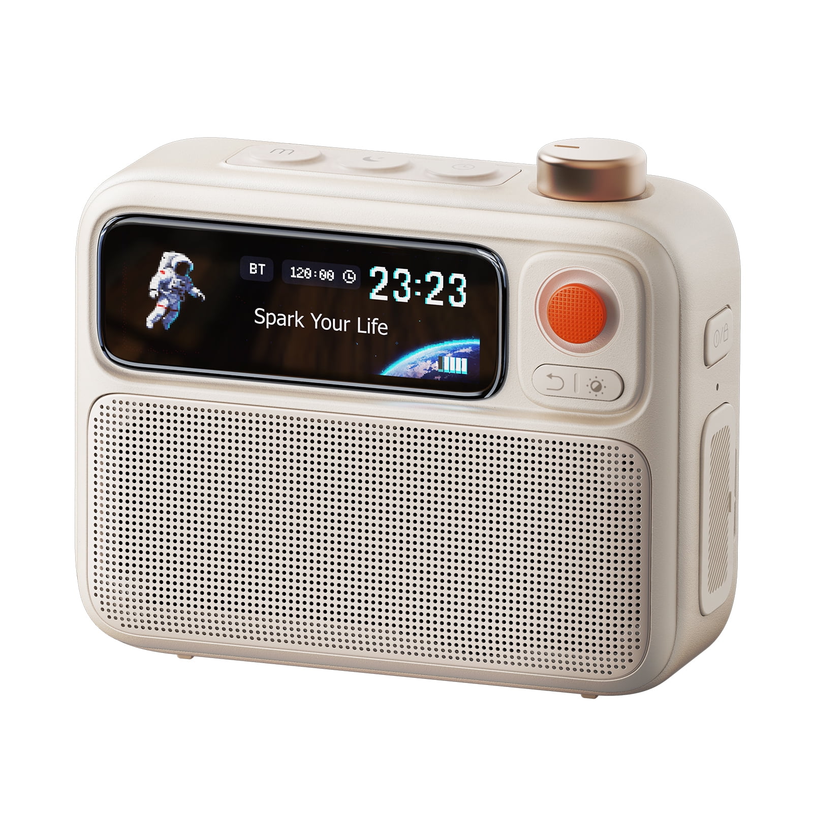 Divoom FlowToo Smart Sleep Speaker with White Noise Machine, Night Light, Alarm Clock, Bluetooth Speaker, Smart Display and App Control