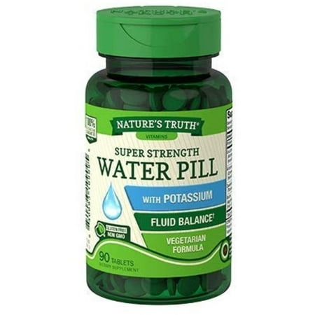 Nature's Truth Super Strength Water Pill with Potassium, 90