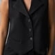 thumbnail image 3 of Chaleco Conjunto de pantalones de 2 piezas para mujer, chaqueta básica con cuello en V, chaleco, pantalones de pierna ancha, traje de vacaciones Ygjytge Negro T M para Mujer, 3 of 8