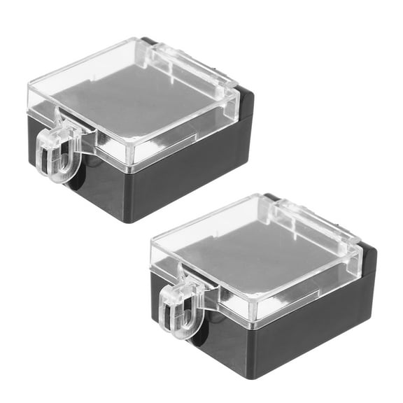 2 Pcs Button Protective Cover Dust-proof Shield Switch Emergency Stop Covers Push