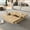 Natural, variant on 39.4" Square Coffee Table with Storage, Wood Veneer Coffee Table with Sliding Top, Modern Coffee Tables for Living Room, Walnut