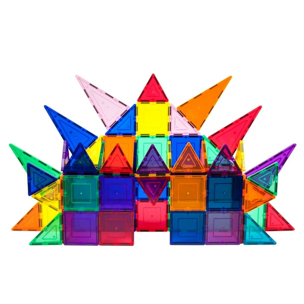 PicassoTiles 61pc Magnetic Building Tiles Set