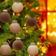 thumbnail image 1 of Seyotauo 12 Pcs Velvet Christmas Balls Bulk Flocked Christmas Tree Ball Ornaments Plastic Xmas Decorative Hanging Ornaments Christmas Tree Decoration, 1 of 9