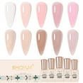 thumbnail image 1 of Set de esmaltes de uñas SHOYUM Jelly Nude Gel, 10 unidades, 7 ml, UV LED, 1 of 9