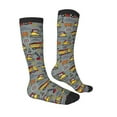 thumbnail image 3 of Balery Funny Construction Fun Novelty Socks Men'S Women'S Crew Socks Funny Crazy Novelty Socks Quirky And Cool Socks, 3 of 9