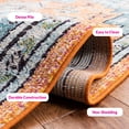 thumbnail image 5 of SAFAVIEH Madison Dalia Oriental Area Rug, Orange/Teal, 4' x 6', 5 of 13