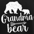 thumbnail image 3 of CafePress - Grandma Bear Women's Dark Pajamas - Women's Short Sleeve Print T-Shirt and Pants Dark Cotton Pajama Set, 3 of 7